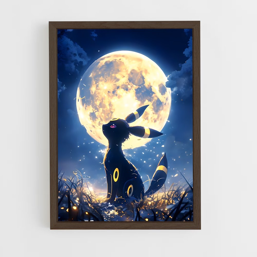 ap-umbreon-1 cadre Bois foncé