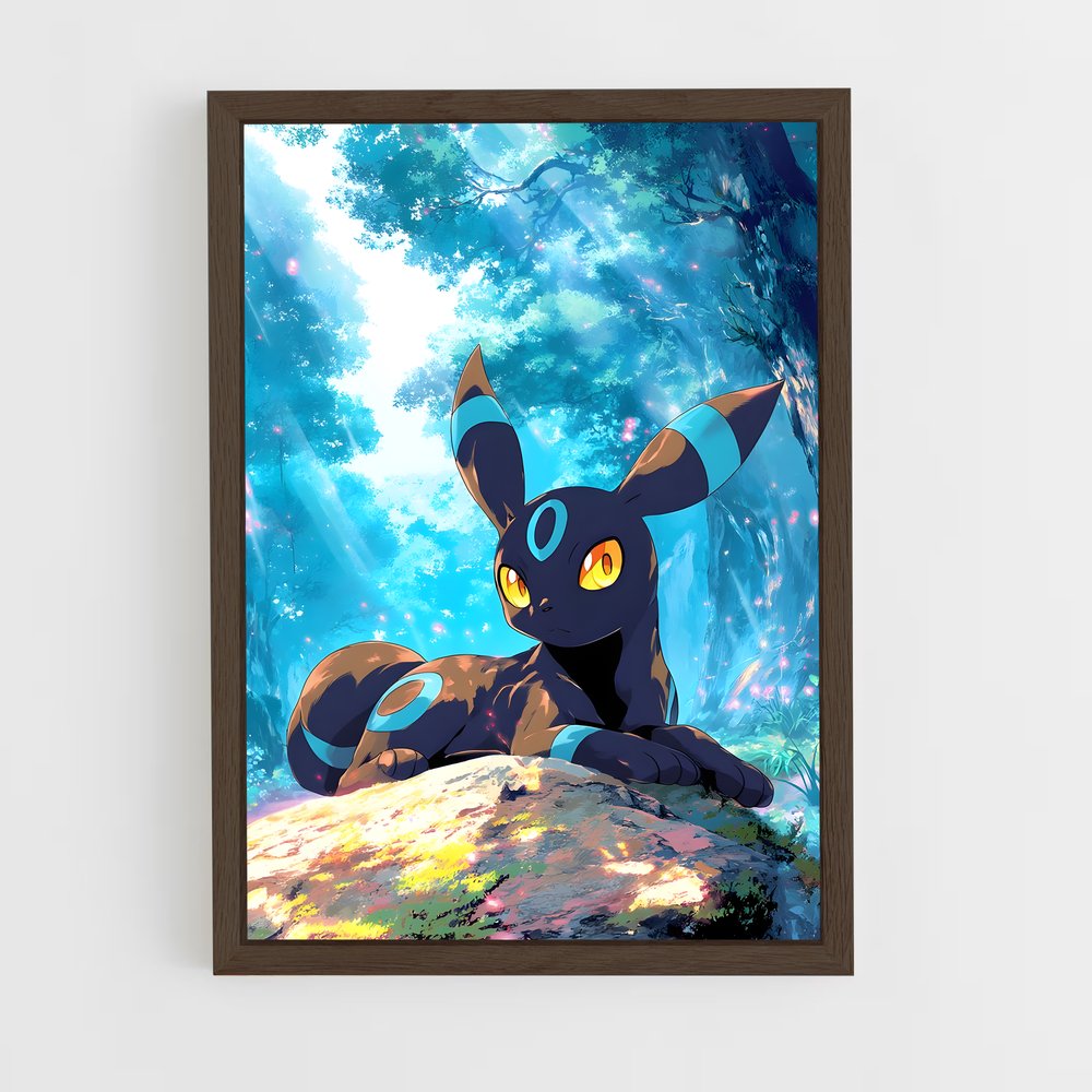 ap-umbreon-6 cadre Bois foncé