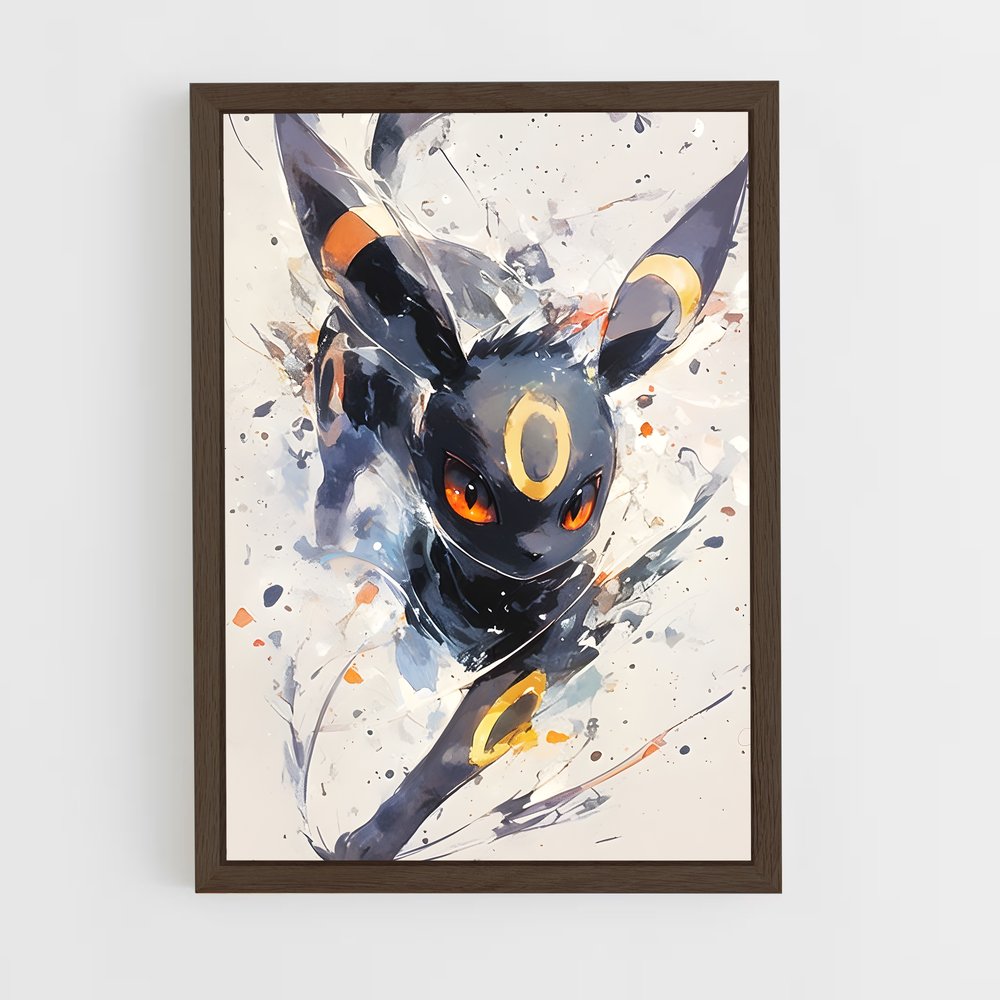 ap-umbreon-8 cadre Bois foncé
