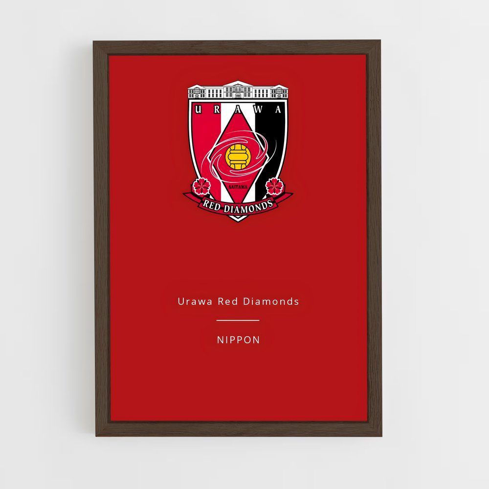 ap-urawa red diamonds-4 cadre Bois foncé