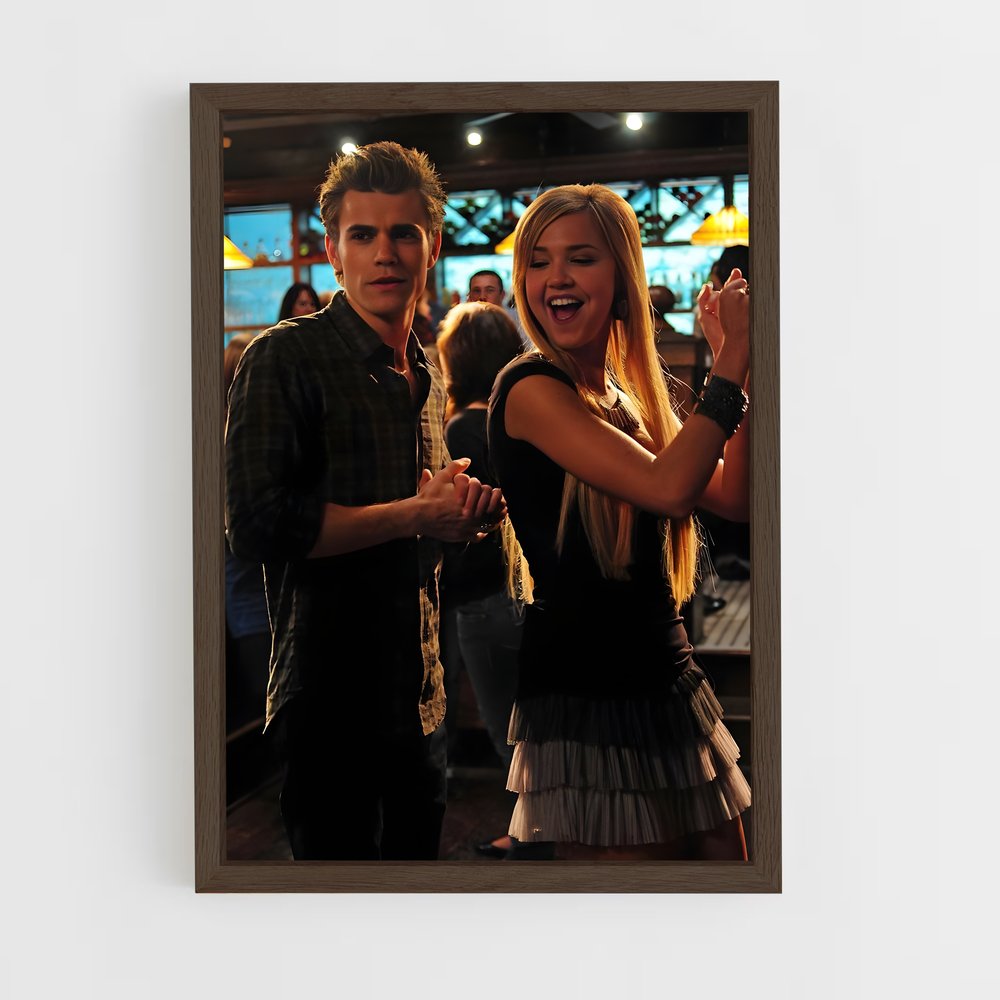 ap-vampire diaries-2 cadre Bois foncé