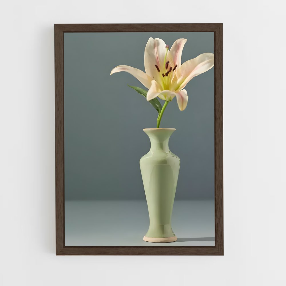 ap-vase-8 cadre Bois foncé