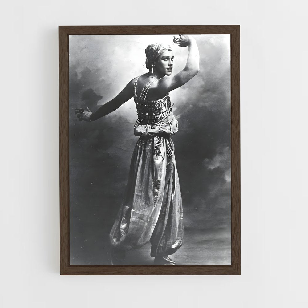 ap-vaslav nijinsky-6 cadre Bois foncé