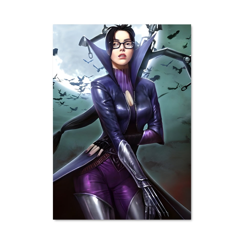 Poster Lune Violette
