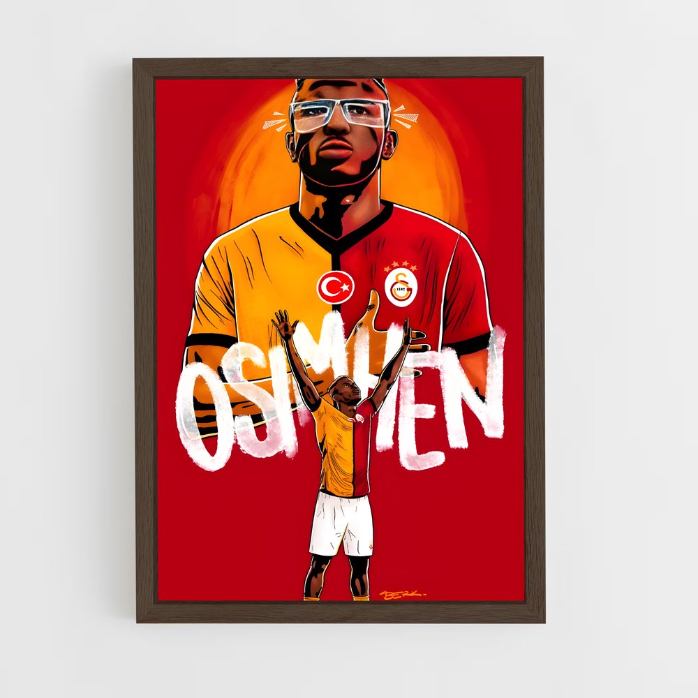 ap-victor osimhen-1 cadre Bois foncé