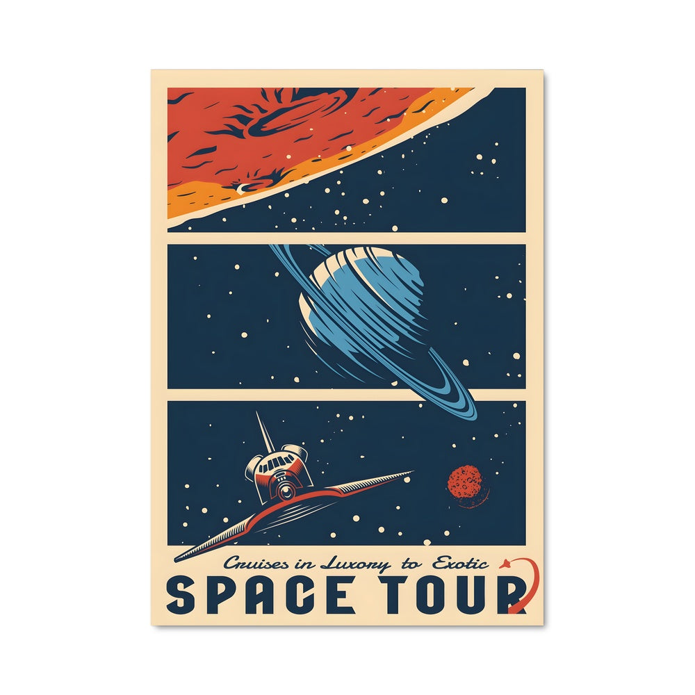 Poster Vintage space posters 97643