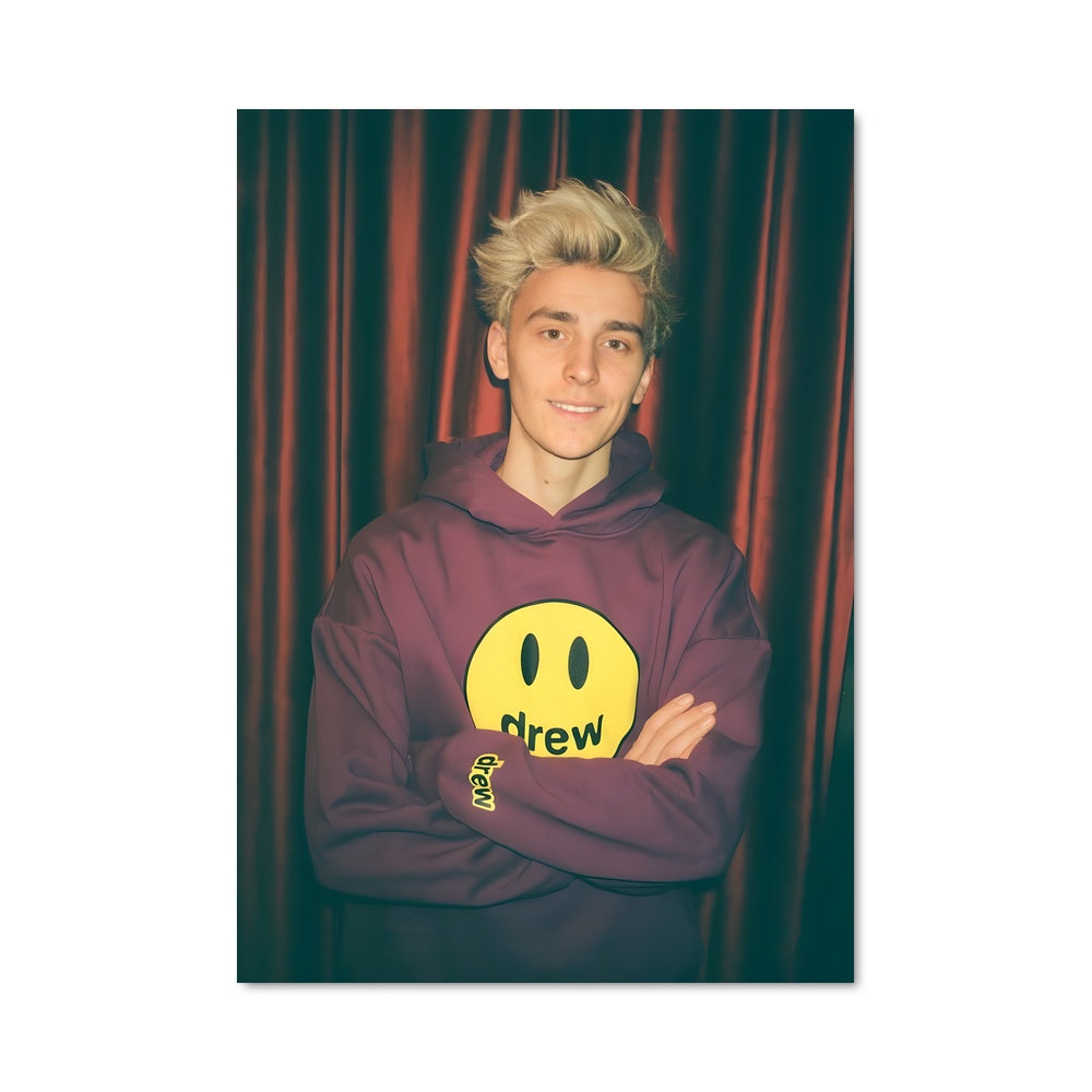 Poster Sourire Violet