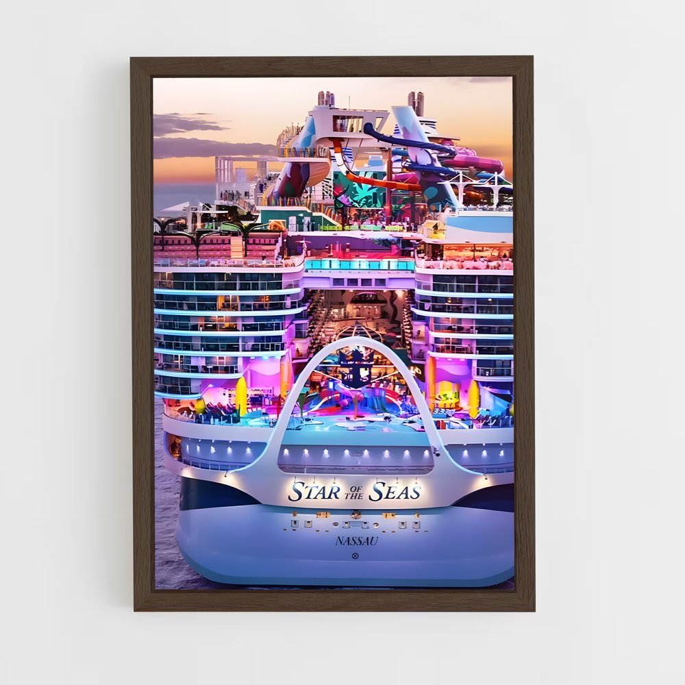 ap-voyager of the seas-2 cadre Bois foncé