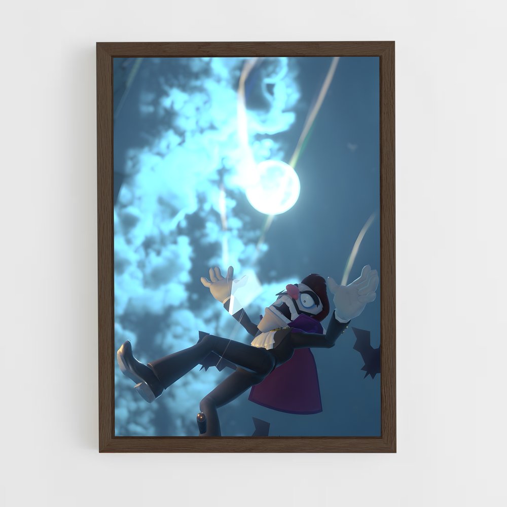 ap-waluigi-1 cadre Bois foncé