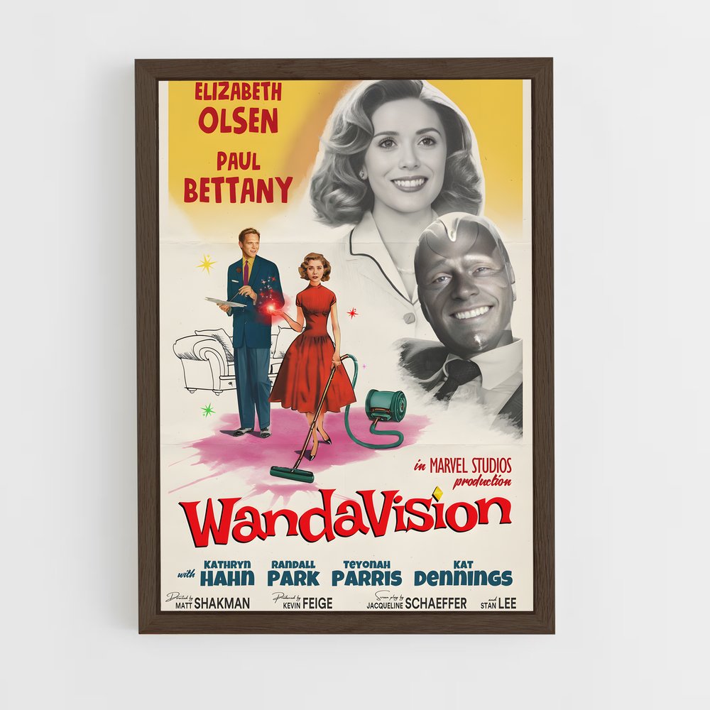 ap-wandavision-4 cadre Bois foncé