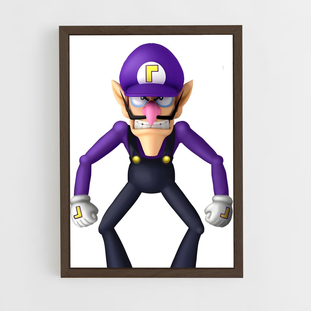 ap-wario-1 cadre Bois foncé