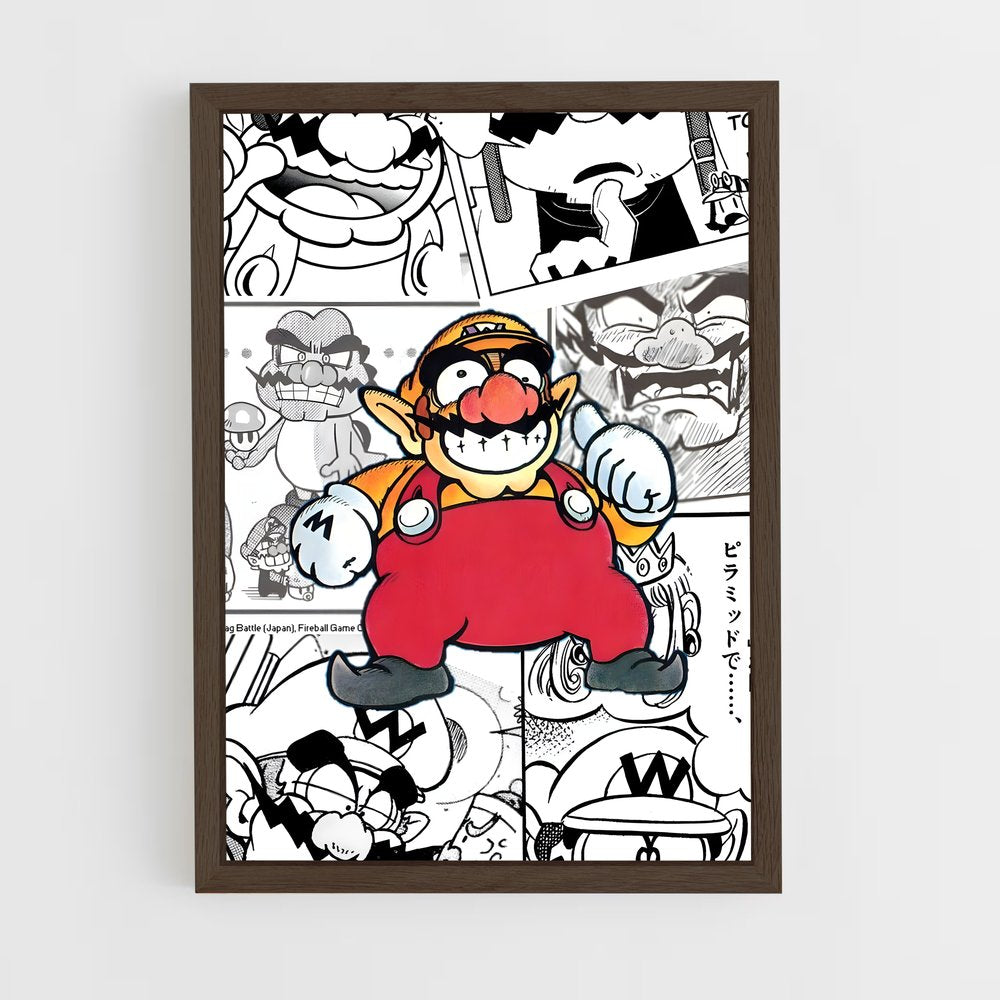 ap-wario-2 cadre Bois foncé