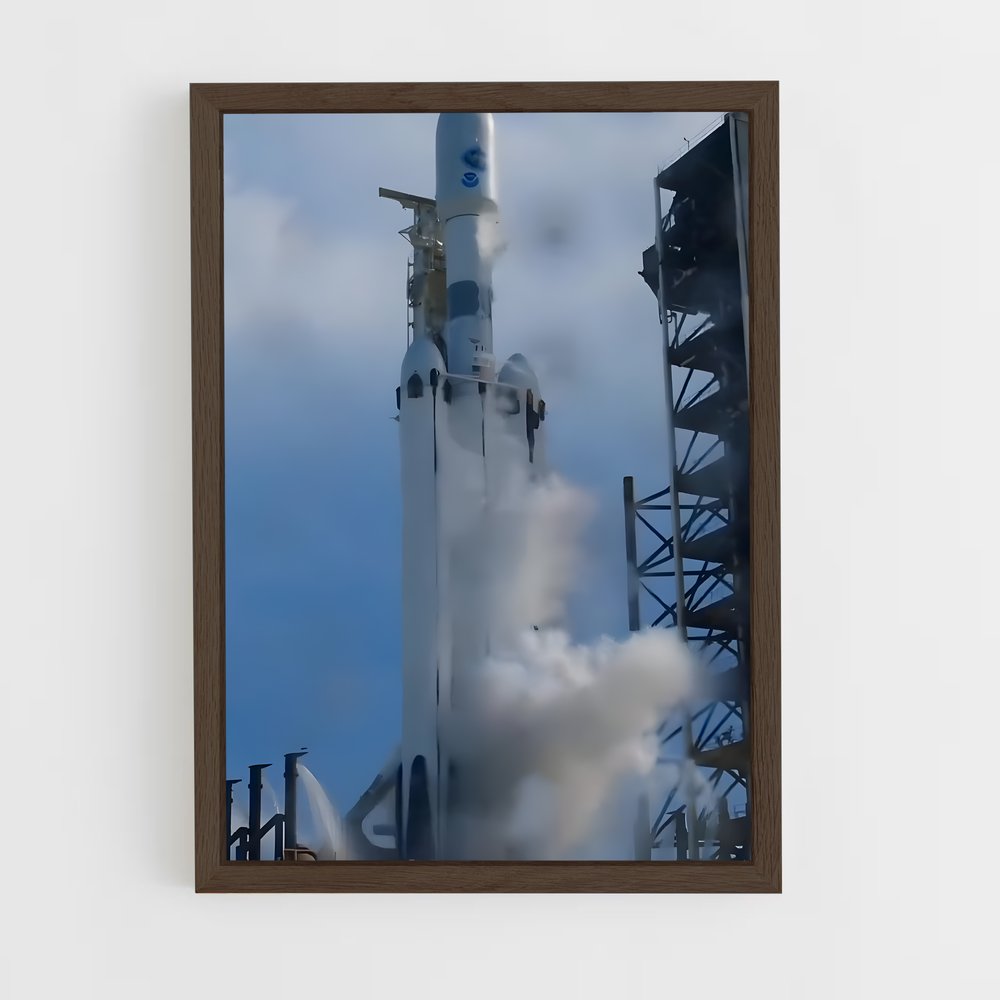 ap-weather satellite-2 cadre Bois foncé