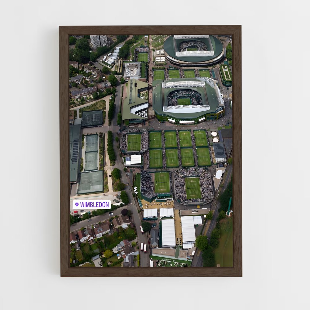 ap-wimbledon tennis-7 cadre Bois foncé