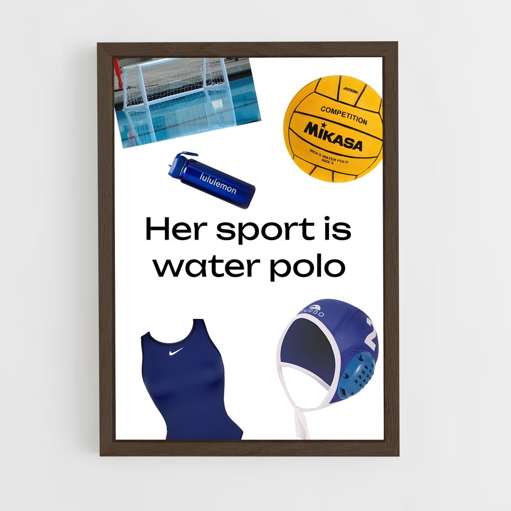 ap-world aquatics water polo-3 cadre Bois foncé