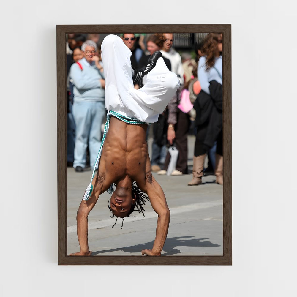 ap-world capoeira championship-2 cadre Bois foncé