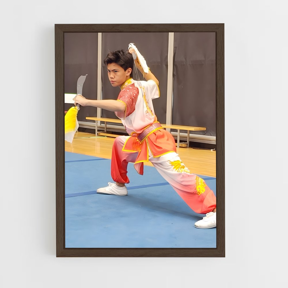 ap-world kungfu championships-1 cadre Bois foncé