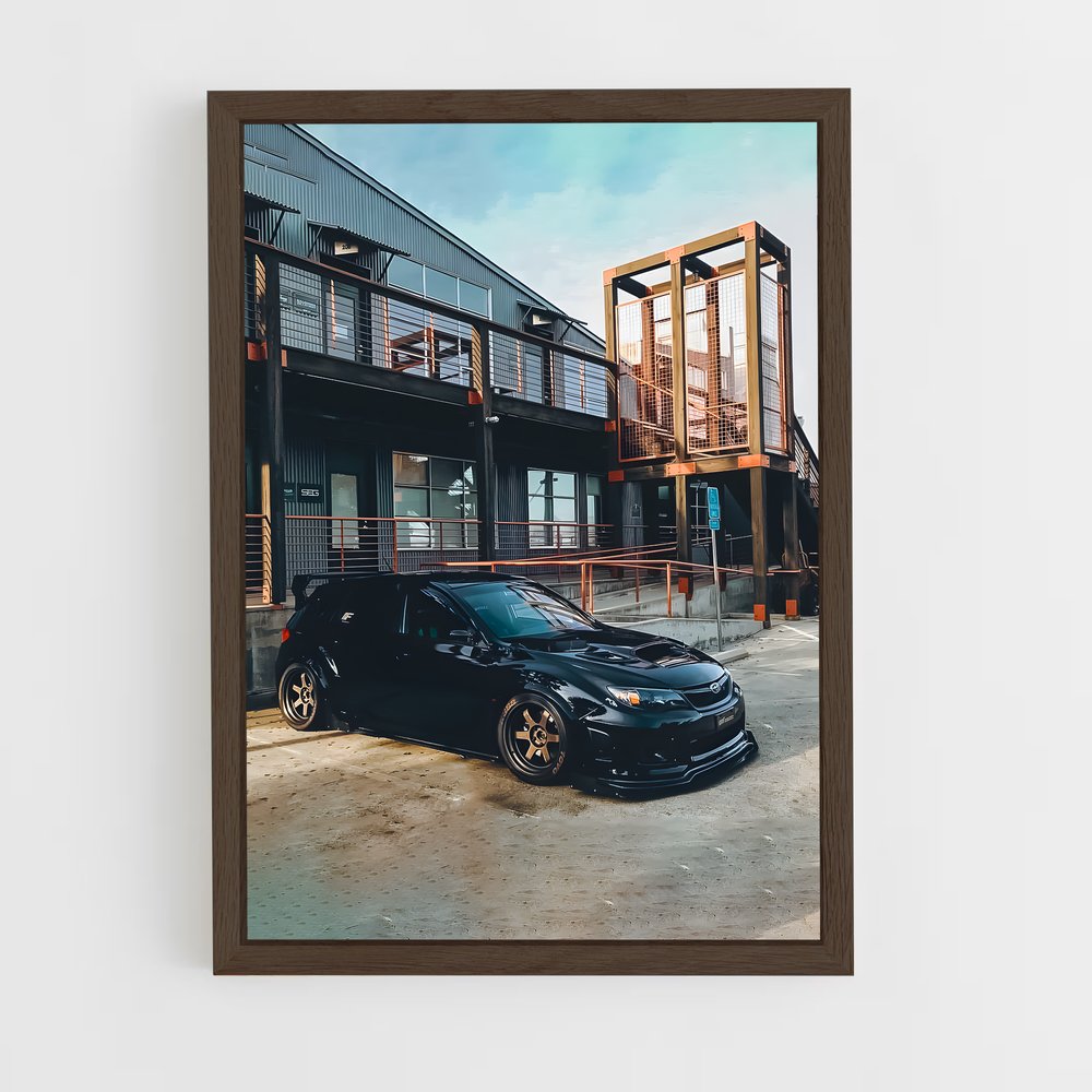 ap-wrx sti hatchback-1 cadre Bois foncé