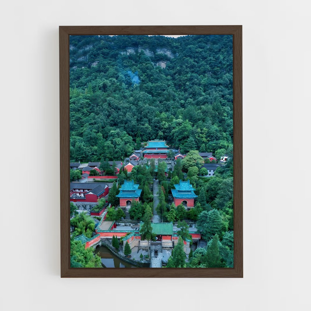 ap-wudang mountain-6 cadre Bois foncé