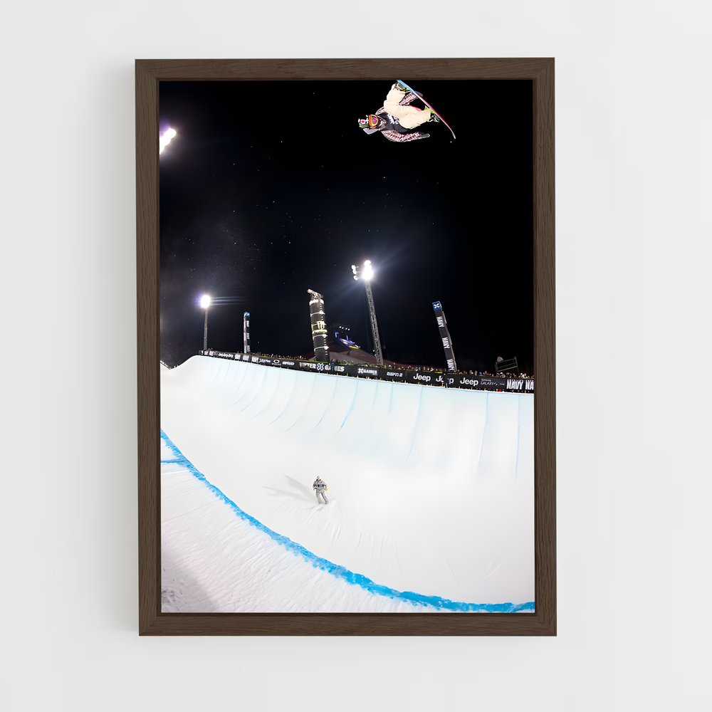ap-x games snowboarding-1 cadre Bois foncé