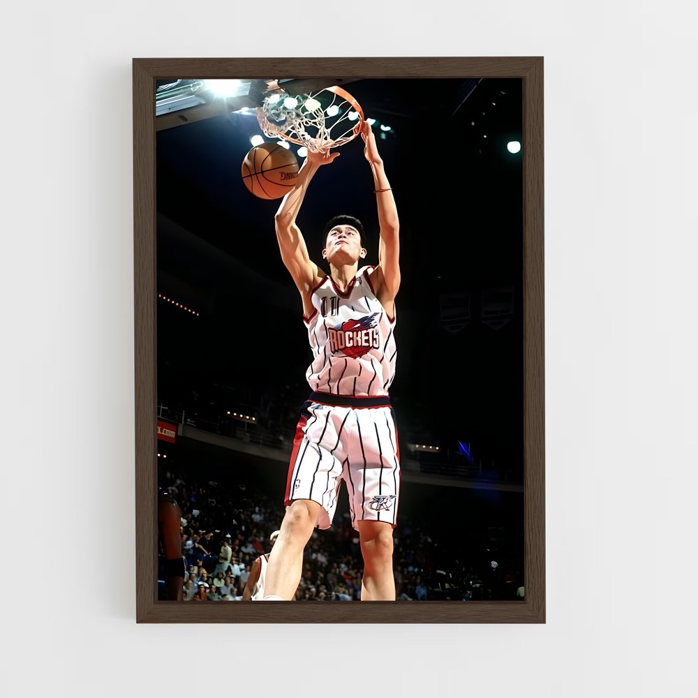 ap-yao ming-2 cadre Bois foncé