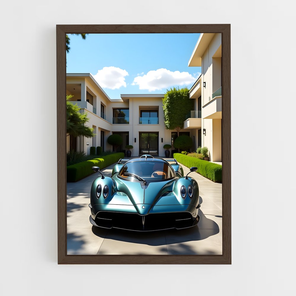 ap-zonda hp barchetta-10 cadre Bois foncé