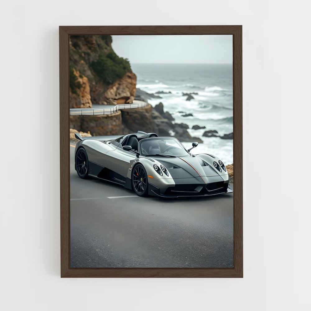 ap-zonda hp barchetta-5 cadre Bois foncé