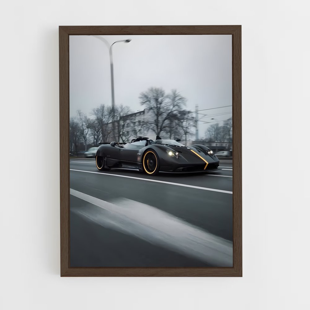 ap-zonda hp barchetta-6 cadre Bois foncé