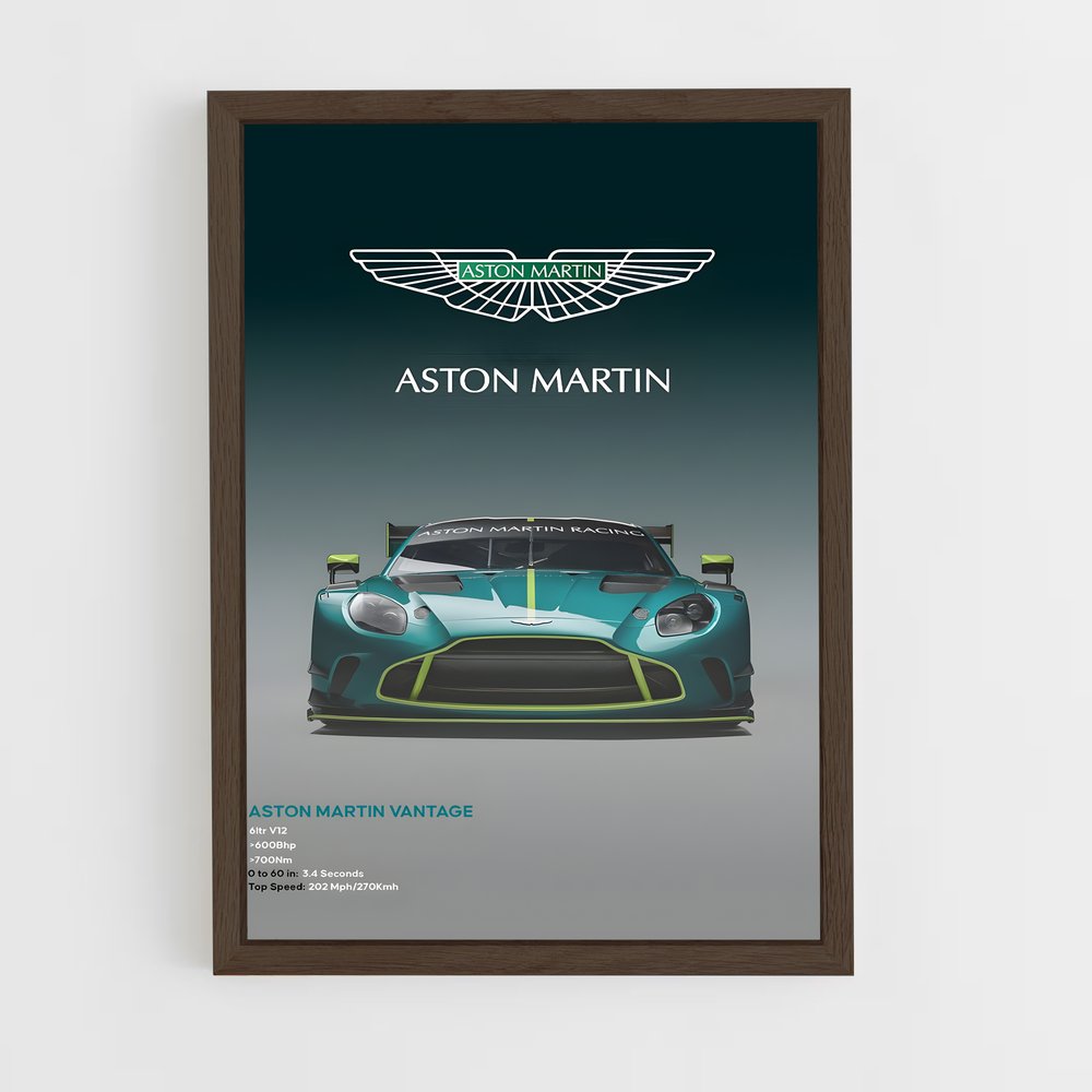 aston-martin-6 cadre Bois foncé