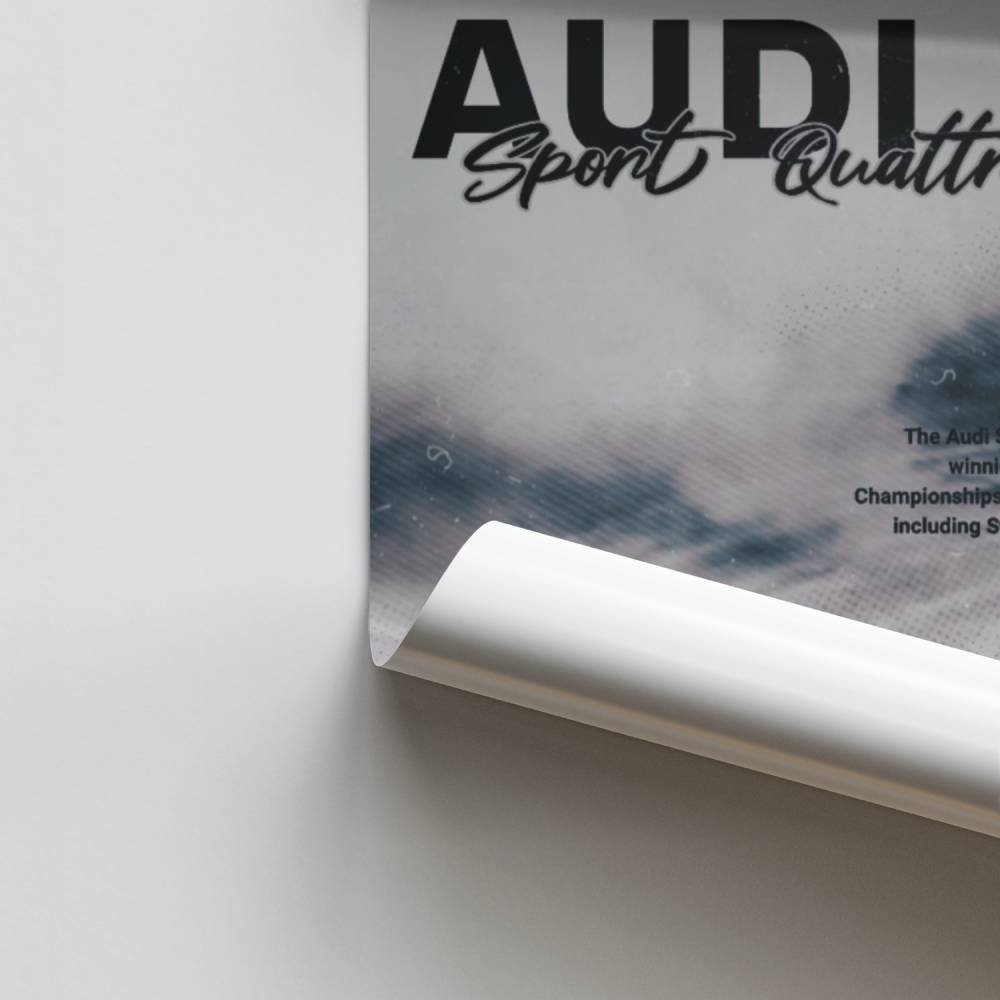 Manifesto Audi Sport Quattro
