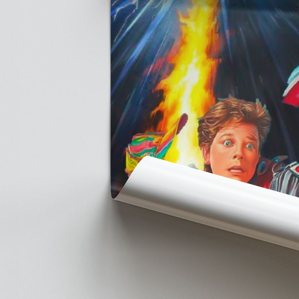 Poster Ritorno al futuro vintage