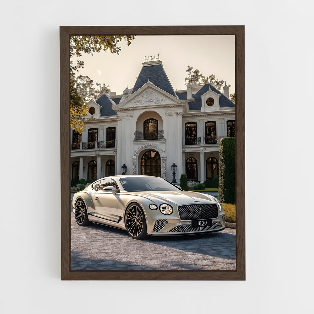 bentley-1 cadre Bois foncé