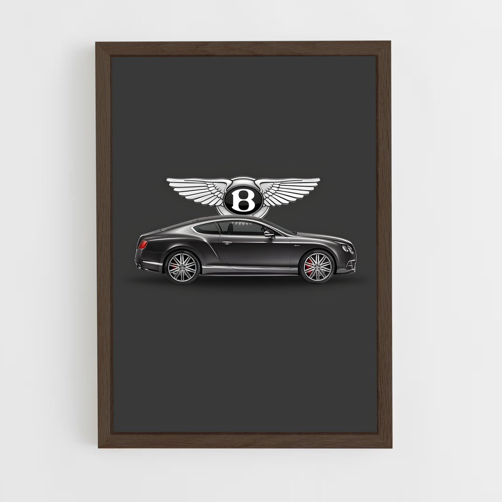 bentley-7 cadre Bois foncé