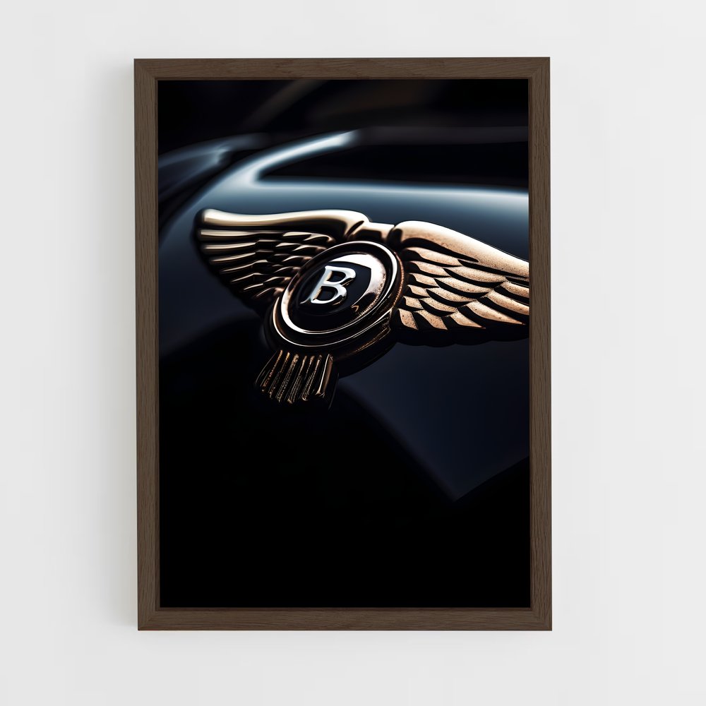 bentley-8 cadre Bois foncé