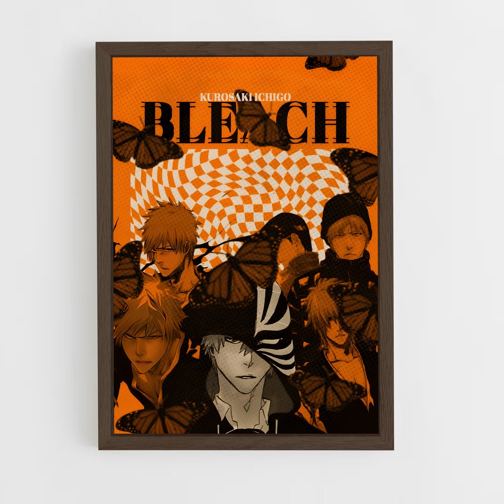 bleach-5 cadre Bois foncé