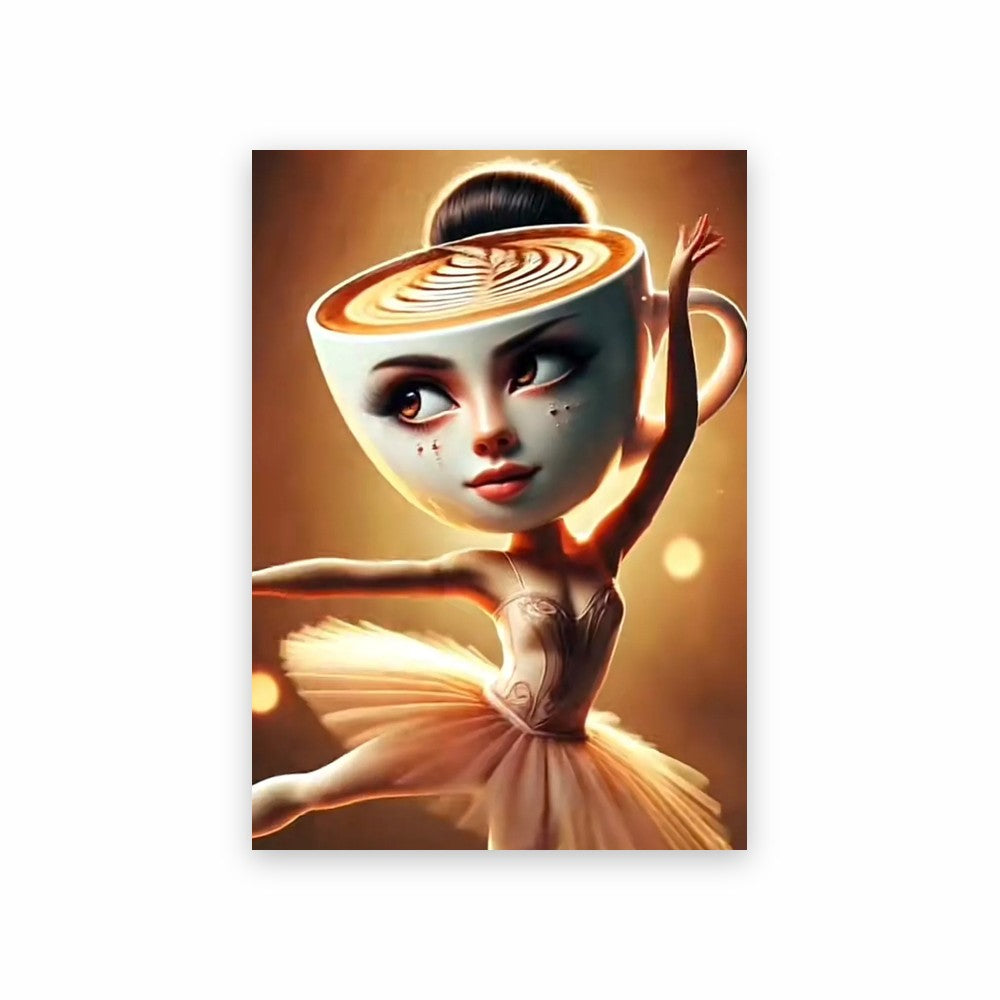 Poster Ballerina Cappuccina Portrait