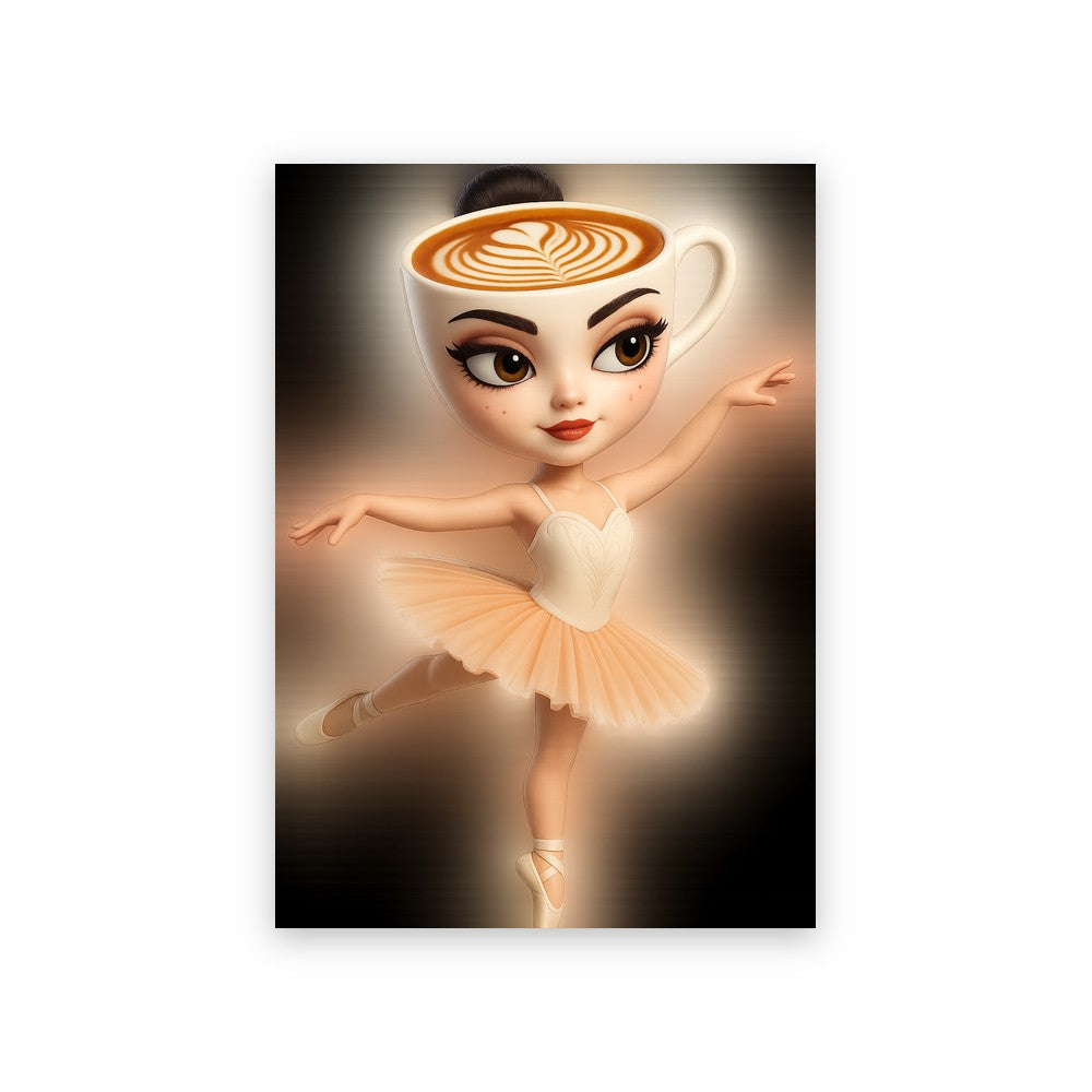 Poster Ballerina Cappuccina