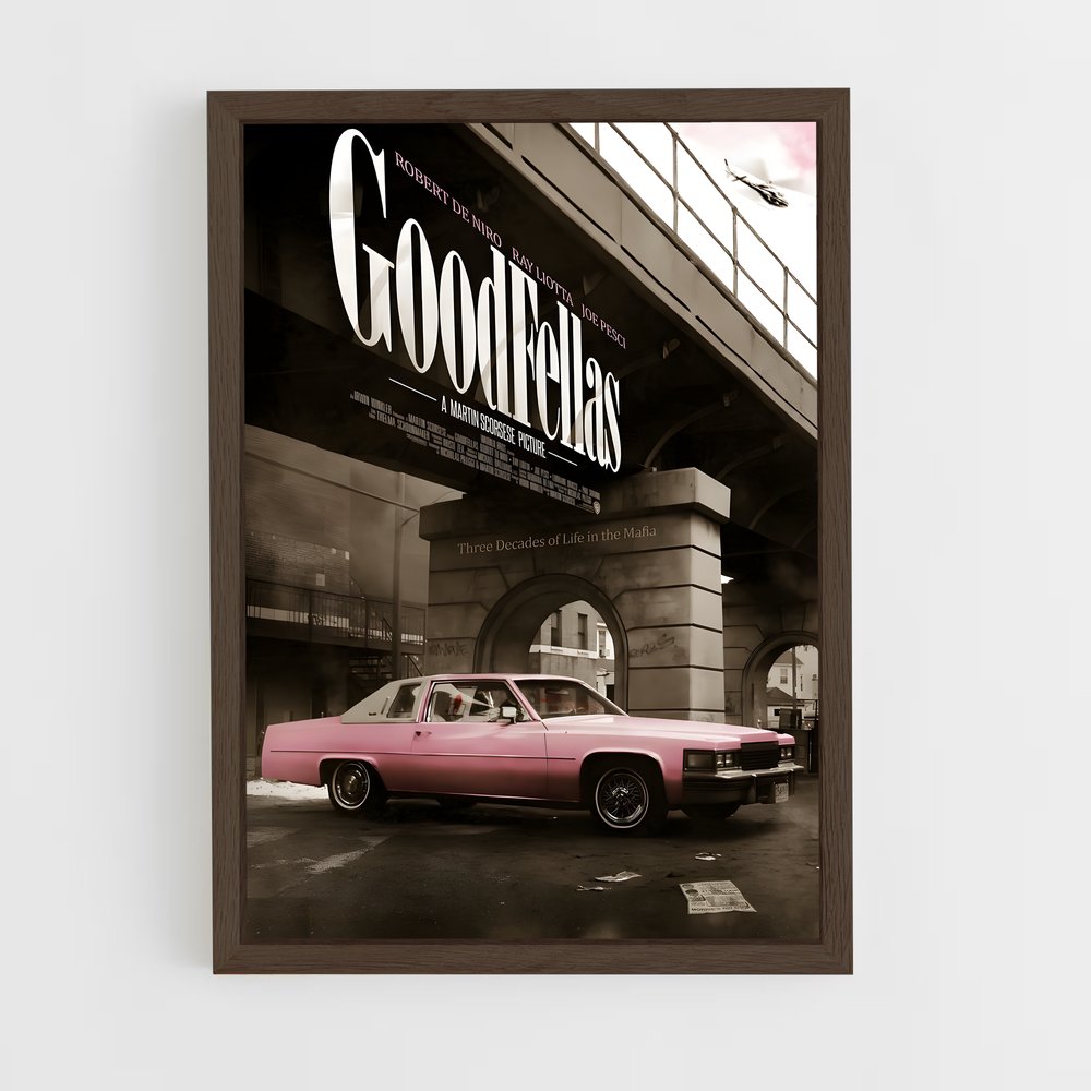 cadillac-2 cadre Bois foncé