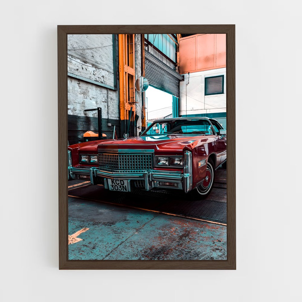 cadillac-9 cadre Bois foncé