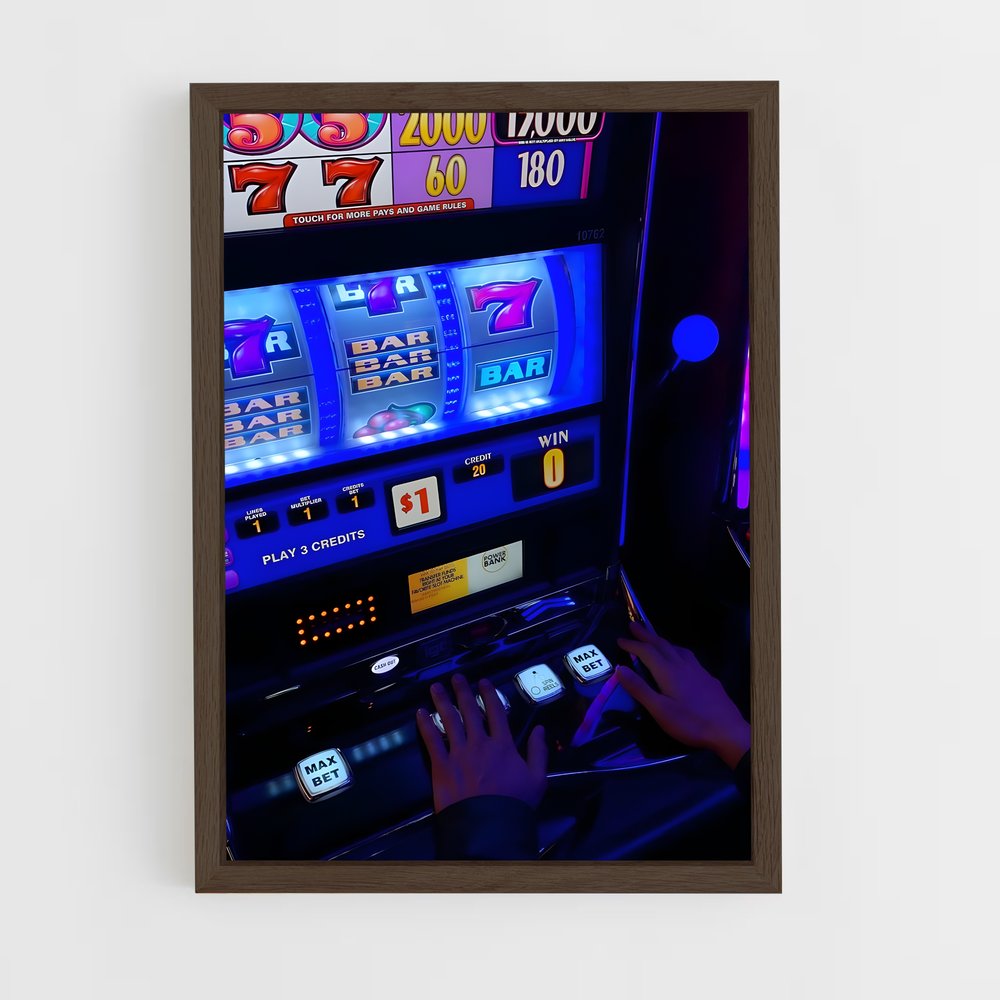 casino-7 cadre Bois foncé