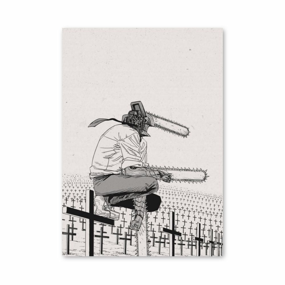 Poster Chainsaw Man Cimetière