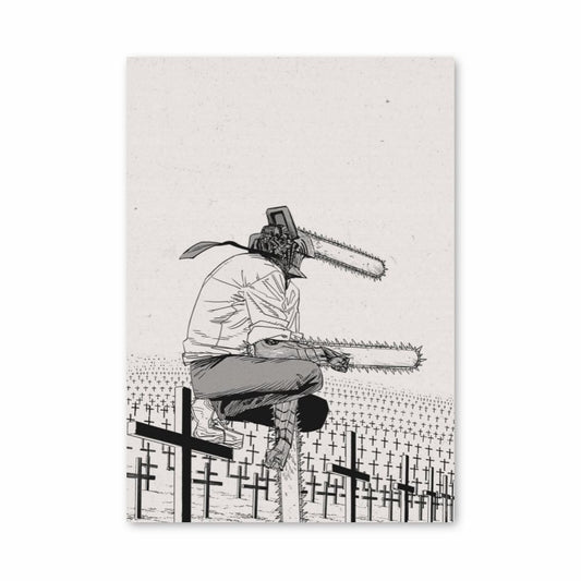 Poster Chainsaw Man Cimetière