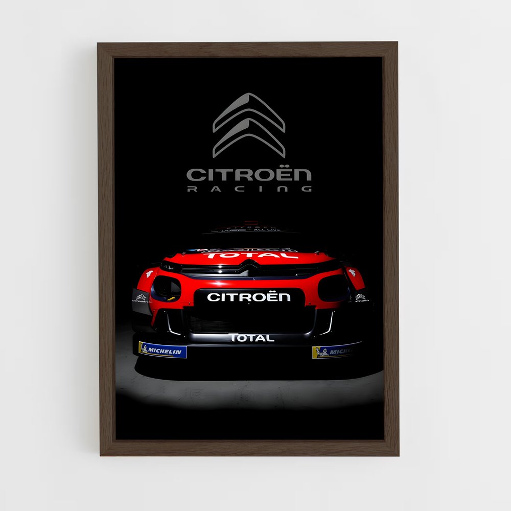 citroen-8 cadre Bois foncé
