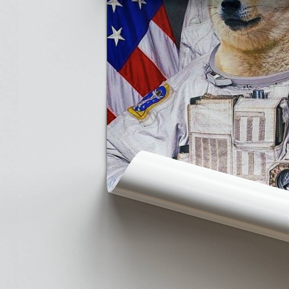 Poster Doge Astronauta