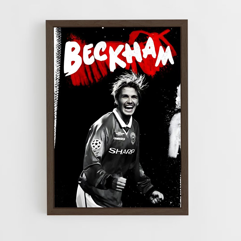 david-beckham-12 cadre Bois foncé