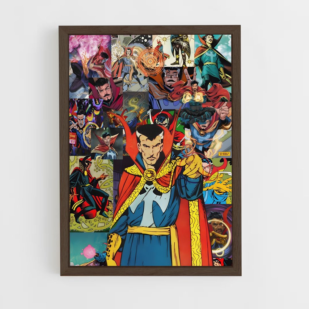dr-strange-3 cadre Bois foncé