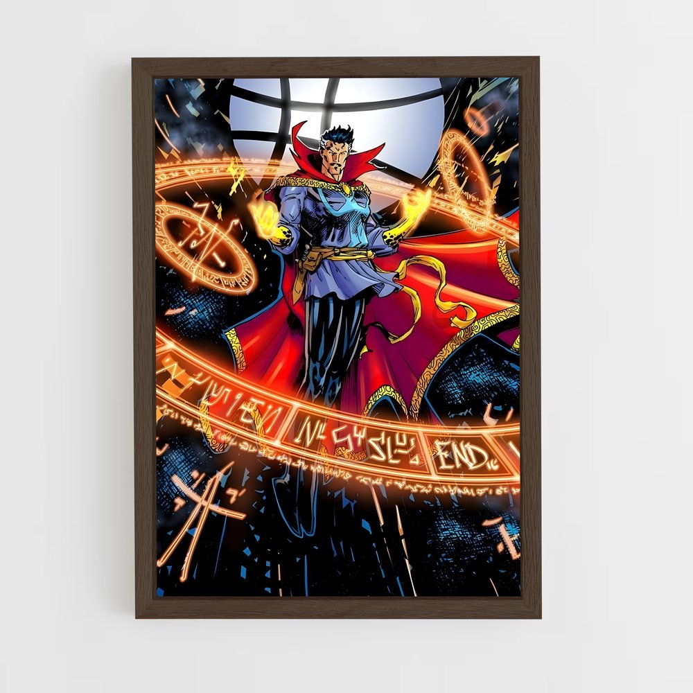 dr-strange-7 cadre Bois foncé