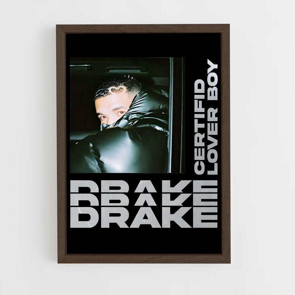 drake-6 cadre Bois foncé