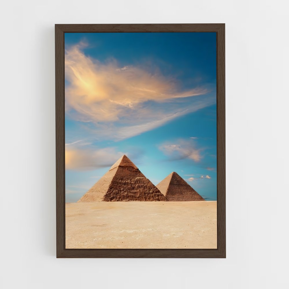 egypte-antique-3 cadre Bois foncé