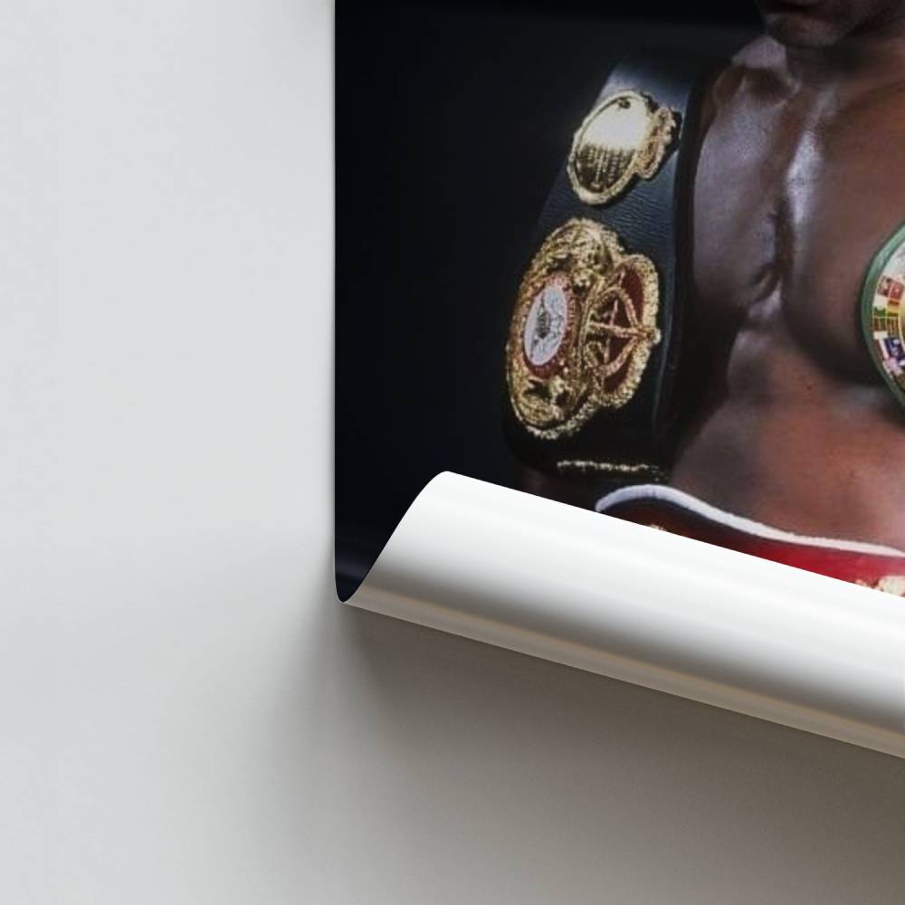 Poster Evender Holyfield Cinture